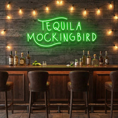 Tequila Mocking Bird Led Neon Sign Light