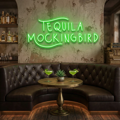 Tequila Mocking Bird Led Neon Sign Light