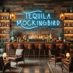 Tequila Mocking Bird Led Neon Sign Light
