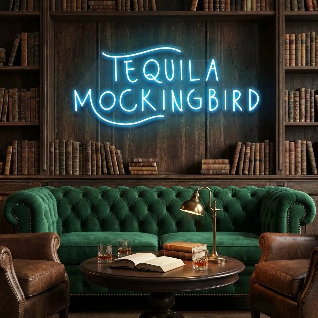 Tequila Mocking Bird Led Neon Sign Light