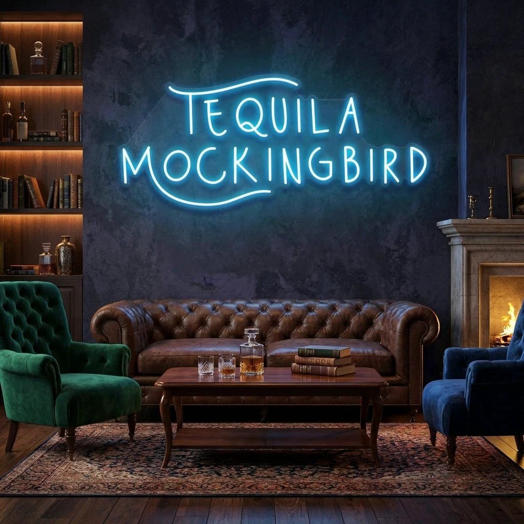 Tequila Mocking Bird Led Neon Sign Light