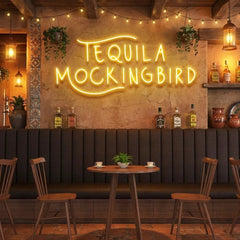 Tequila Mocking Bird Led Neon Sign Light