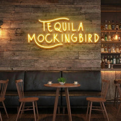 Tequila Mocking Bird Led Neon Sign Light