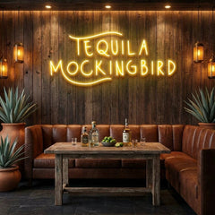 Tequila Mocking Bird Led Neon Sign Light