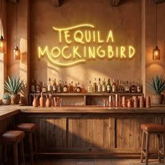 Tequila Mocking Bird Led Neon Sign Light