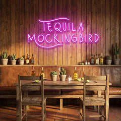 Tequila Mocking Bird Led Neon Sign Light