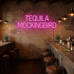 Tequila Mocking Bird Led Neon Sign Light