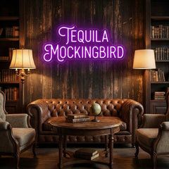 Tequila Mocking Bird Led Neon Sign Light