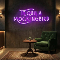 Tequila Mocking Bird Led Neon Sign Light