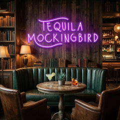 Tequila Mocking Bird Led Neon Sign Light