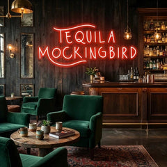 Tequila Mocking Bird Led Neon Sign Light
