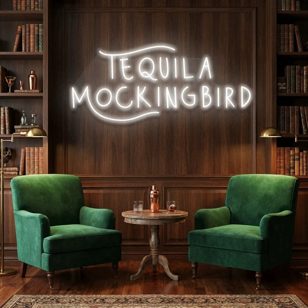 Tequila Mocking Bird Led Neon Sign Light
