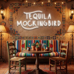 Tequila Mocking Bird Led Neon Sign Light