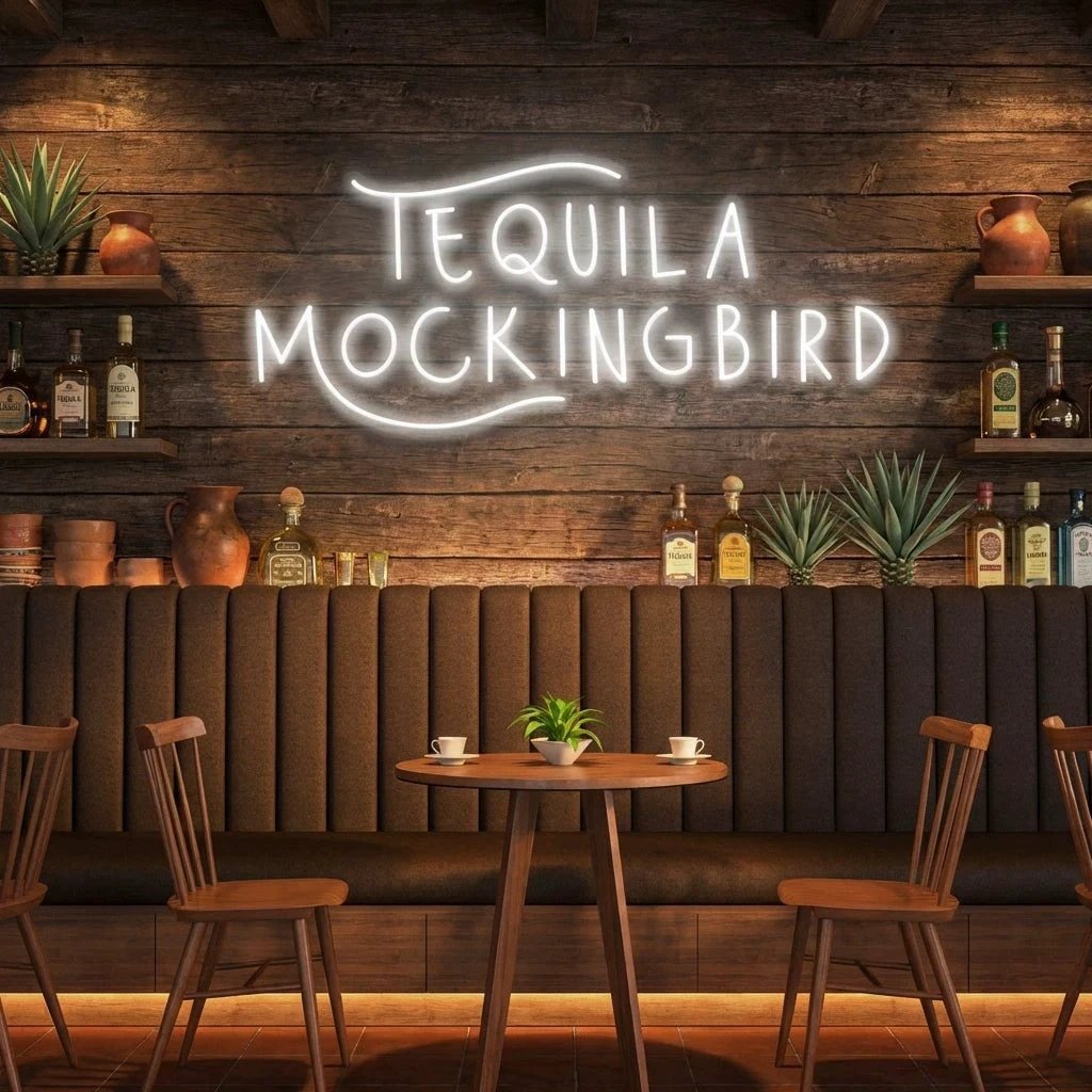 Tequila Mocking Bird Led Neon Sign Light