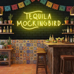 Tequila Mocking Bird Led Neon Sign Light