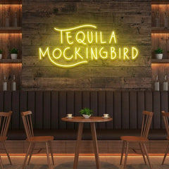 Tequila Mocking Bird Led Neon Sign Light