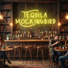 Tequila Mocking Bird Led Neon Sign Light