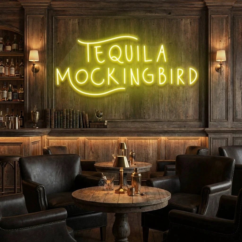 Tequila Mocking Bird Led Neon Sign Light