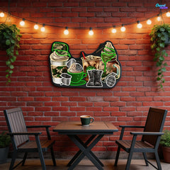 Soldier's Foods and Drinks - Coffee, Tea, Ice-cream Neon Sign Light Artwork