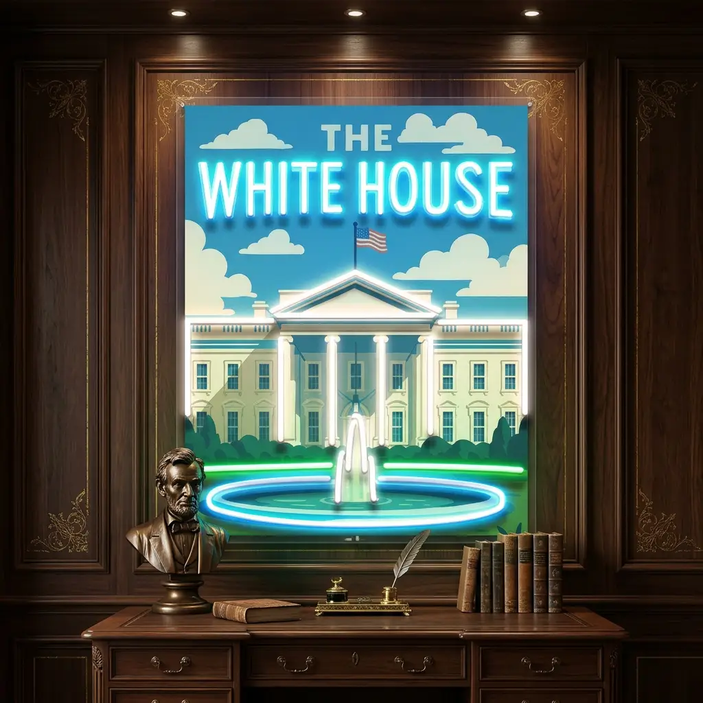 The Bright House LED Neon Sign Light Pop Art