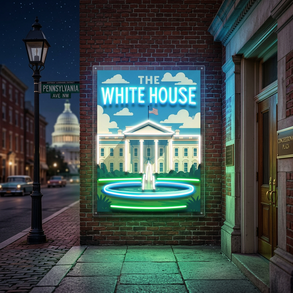 The Bright House LED Neon Sign Light Pop Art
