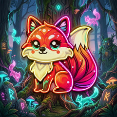 The Colorful Fox LED Neon Sign Light Pop Art