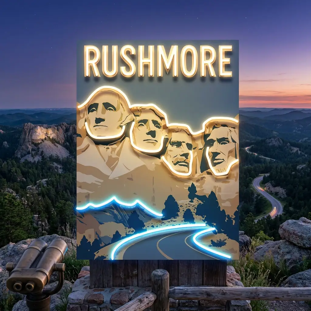 The Founding Glow LED Neon Sign Light Pop Art