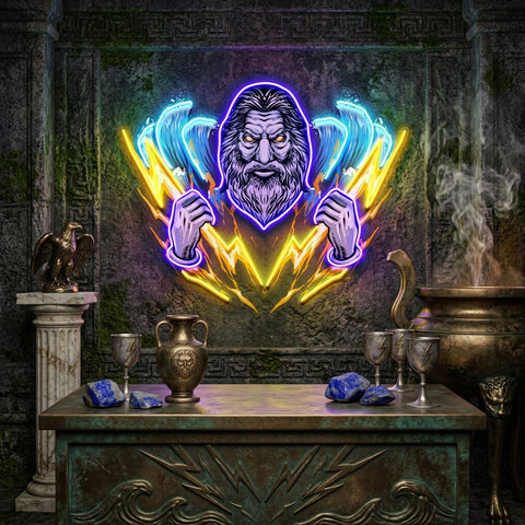 The Poseidon King LED Neon Sign Light Pop Art