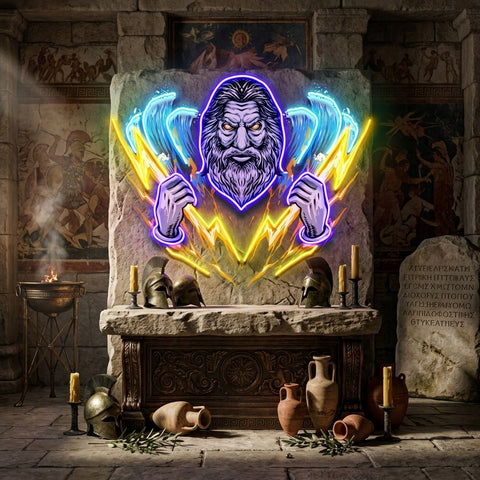 The Poseidon King LED Neon Sign Light Pop Art