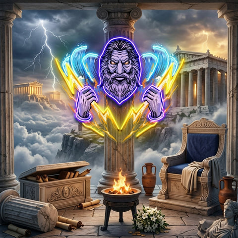 The Poseidon King LED Neon Sign Light Pop Art
