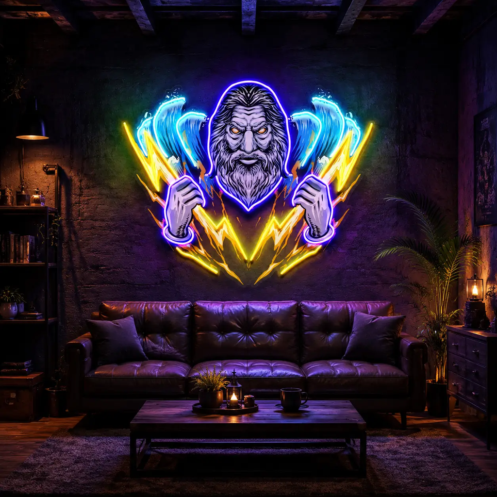 The Poseidon King LED Neon Sign Light Pop Art