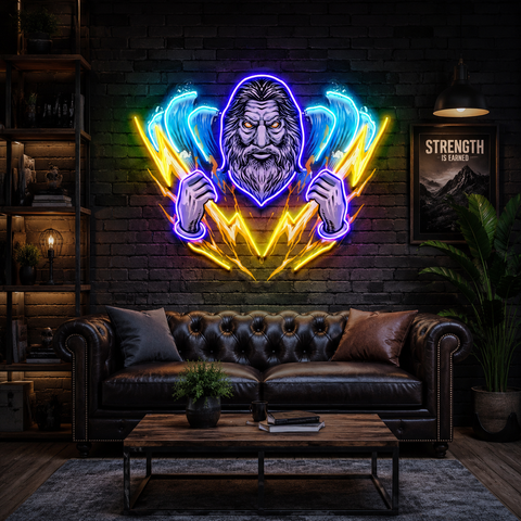The Poseidon King LED Neon Sign Light Pop Art