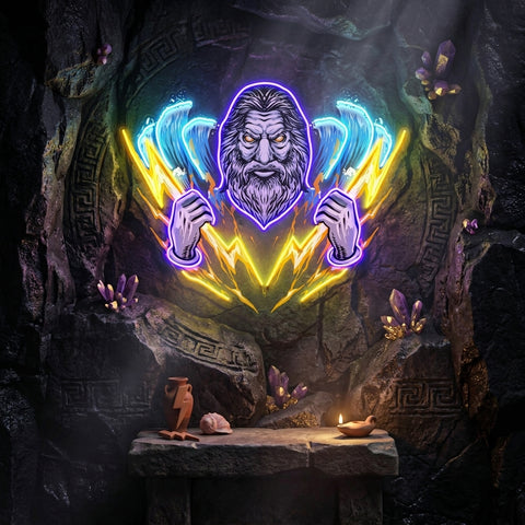 The Poseidon King LED Neon Sign Light Pop Art