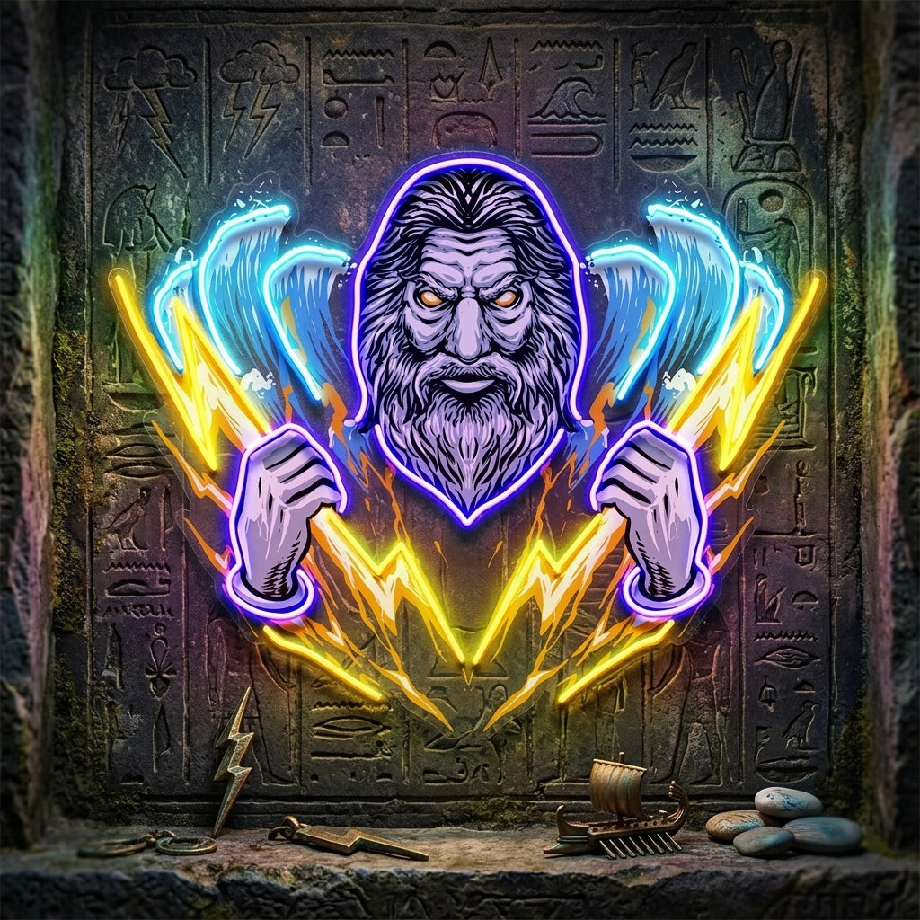 The Poseidon King LED Neon Sign Light Pop Art