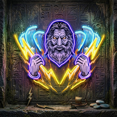 The Poseidon King LED Neon Sign Light Pop Art