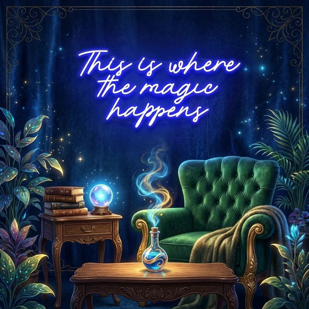 This Is Where The Magic Happens Led Neon Sign Light
