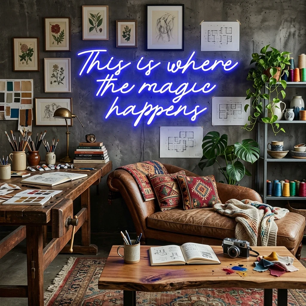 This Is Where The Magic Happens Led Neon Sign Light