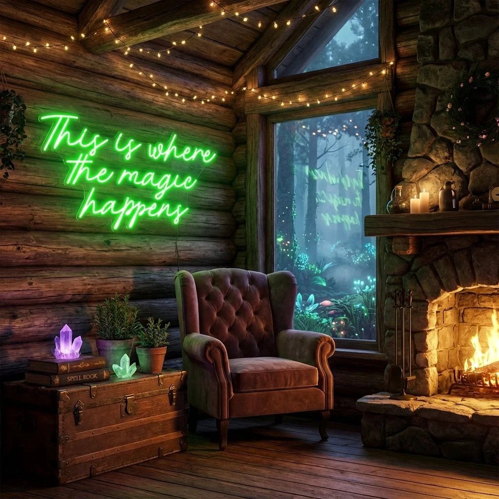 This Is Where The Magic Happens Led Neon Sign Light