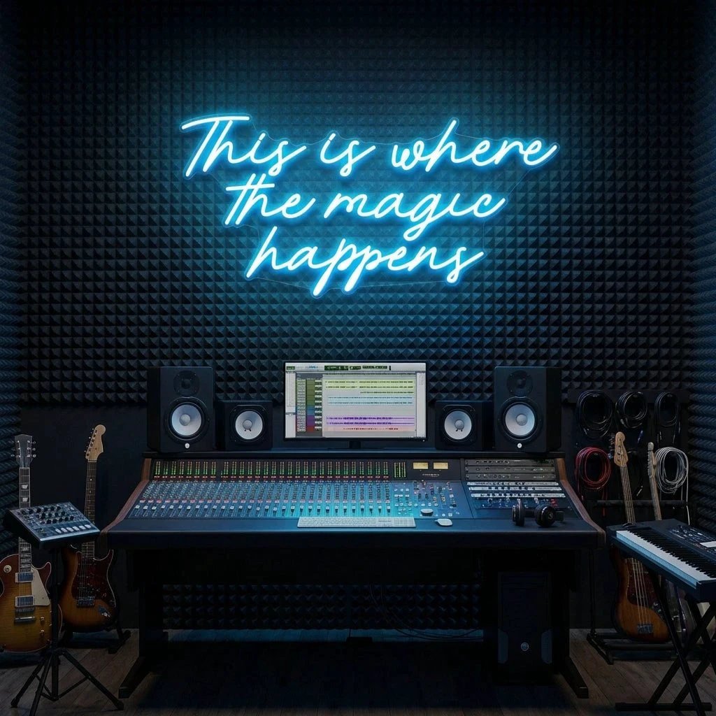 This Is Where The Magic Happens Led Neon Sign Light