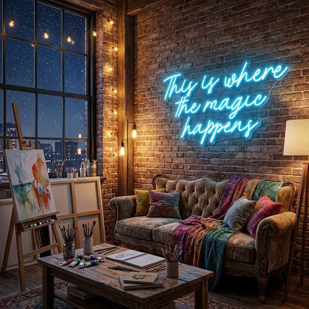 This Is Where The Magic Happens Led Neon Sign Light