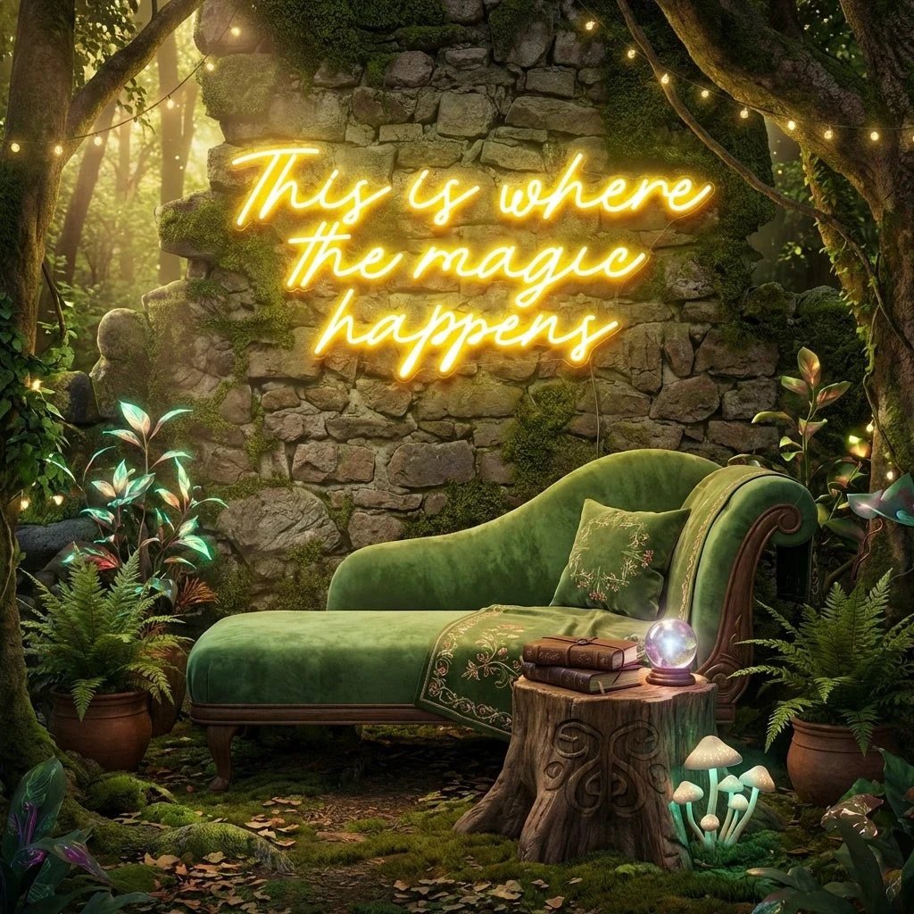 This Is Where The Magic Happens Led Neon Sign Light