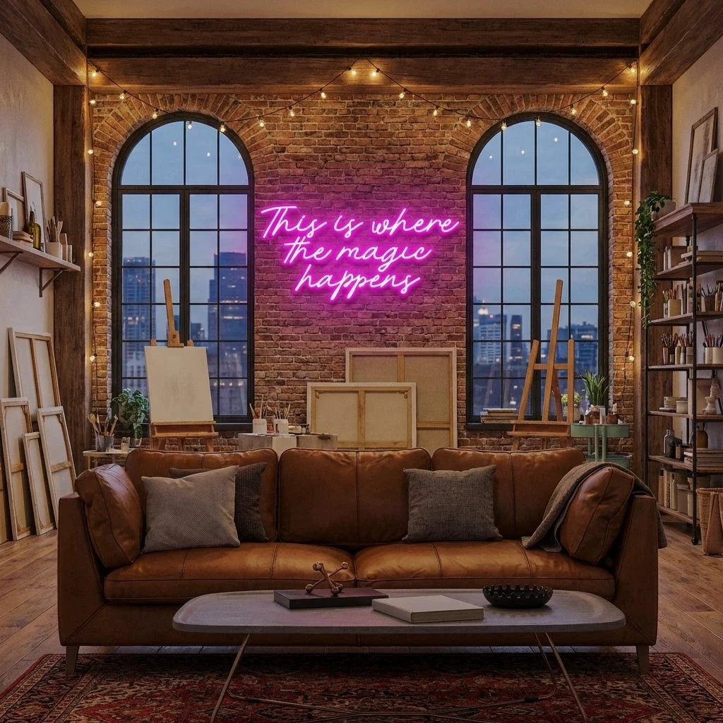 This Is Where The Magic Happens Led Neon Sign Light