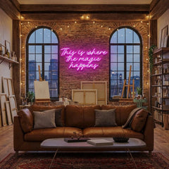 This Is Where The Magic Happens Led Neon Sign Light