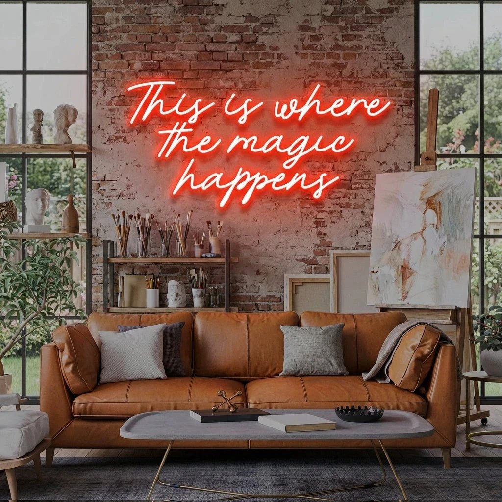 This Is Where The Magic Happens Led Neon Sign Light