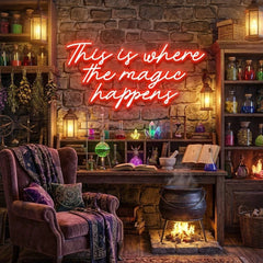This Is Where The Magic Happens Led Neon Sign Light