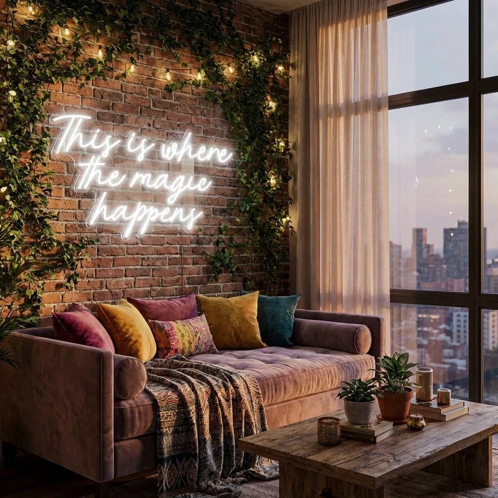 This Is Where The Magic Happens Led Neon Sign Light