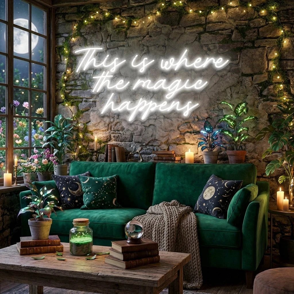This Is Where The Magic Happens Led Neon Sign Light