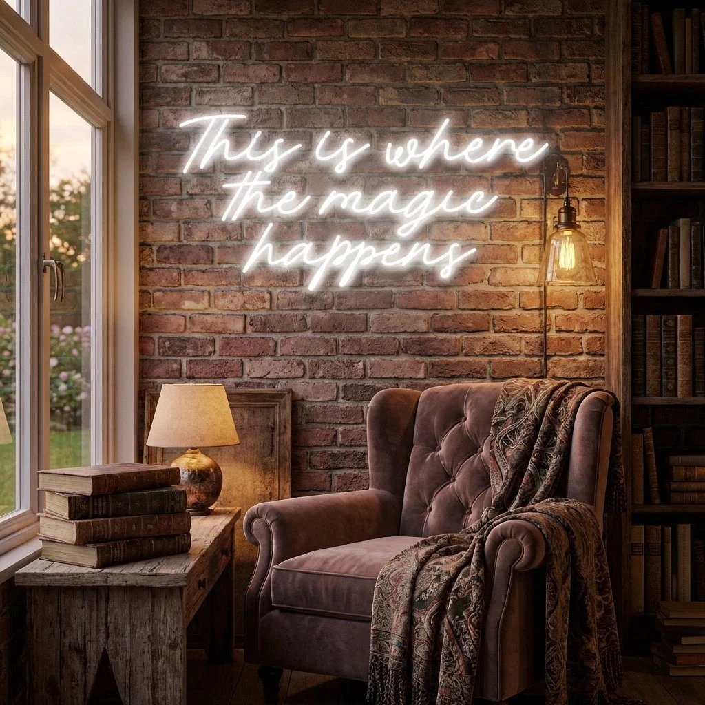 This Is Where The Magic Happens Led Neon Sign Light