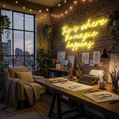This Is Where The Magic Happens Led Neon Sign Light