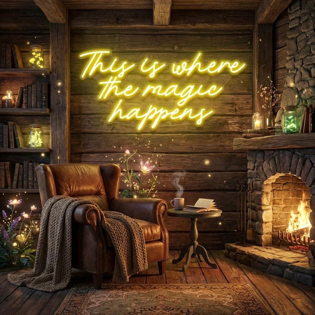 This Is Where The Magic Happens Led Neon Sign Light